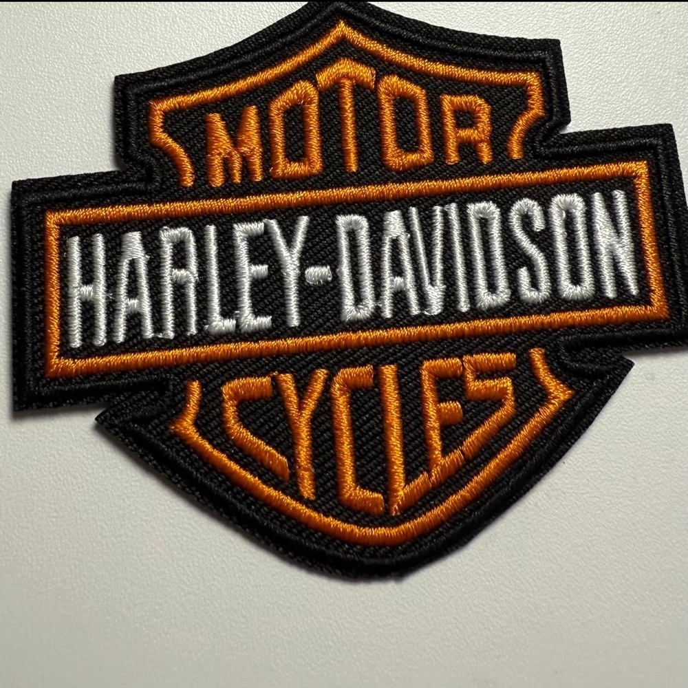 1 Pc of Harley Davidson Motorcycles Embroidered Iron On Patch 3x2.5 inches New